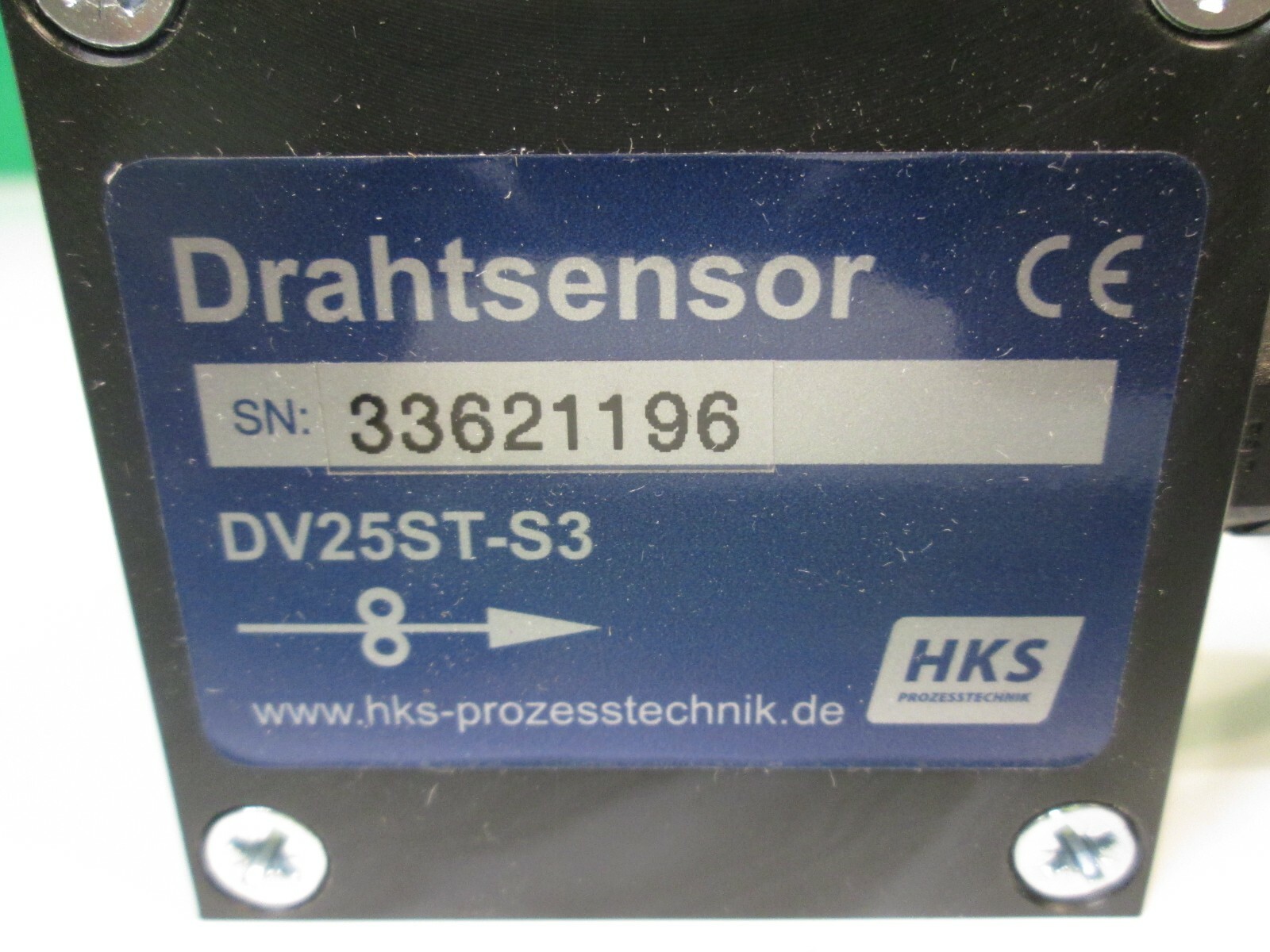 HKS PROCESS SENSOR P1000 P1500 STATIONARY WIRE SENSOR DV25ST-S3