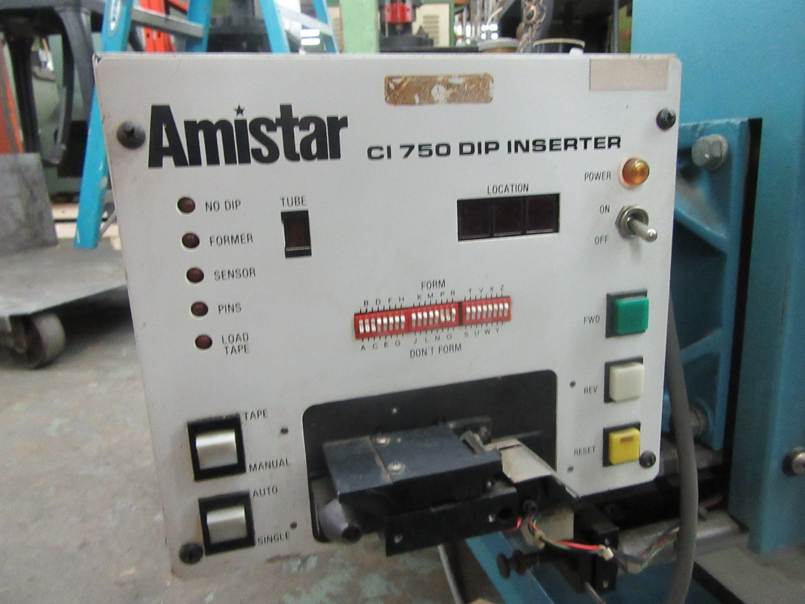 Amistar Model C1750 Semi Automatic Dip Inserter for Through Hole Insertion