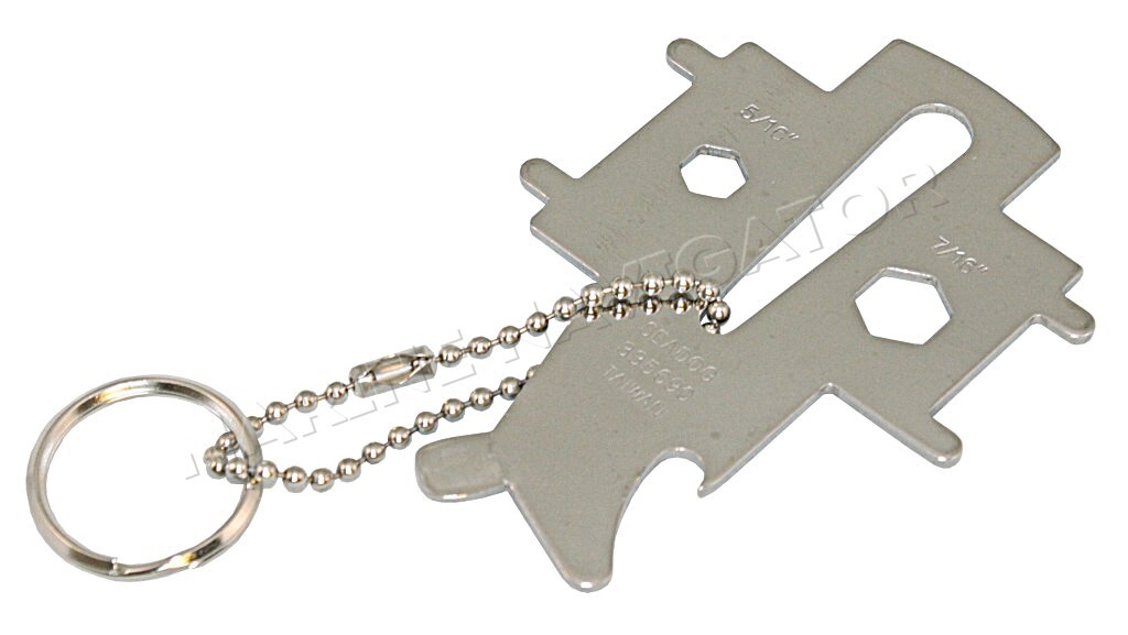 SEAWORLD Universal Deck Filler Keys Stainless Steel with Chain