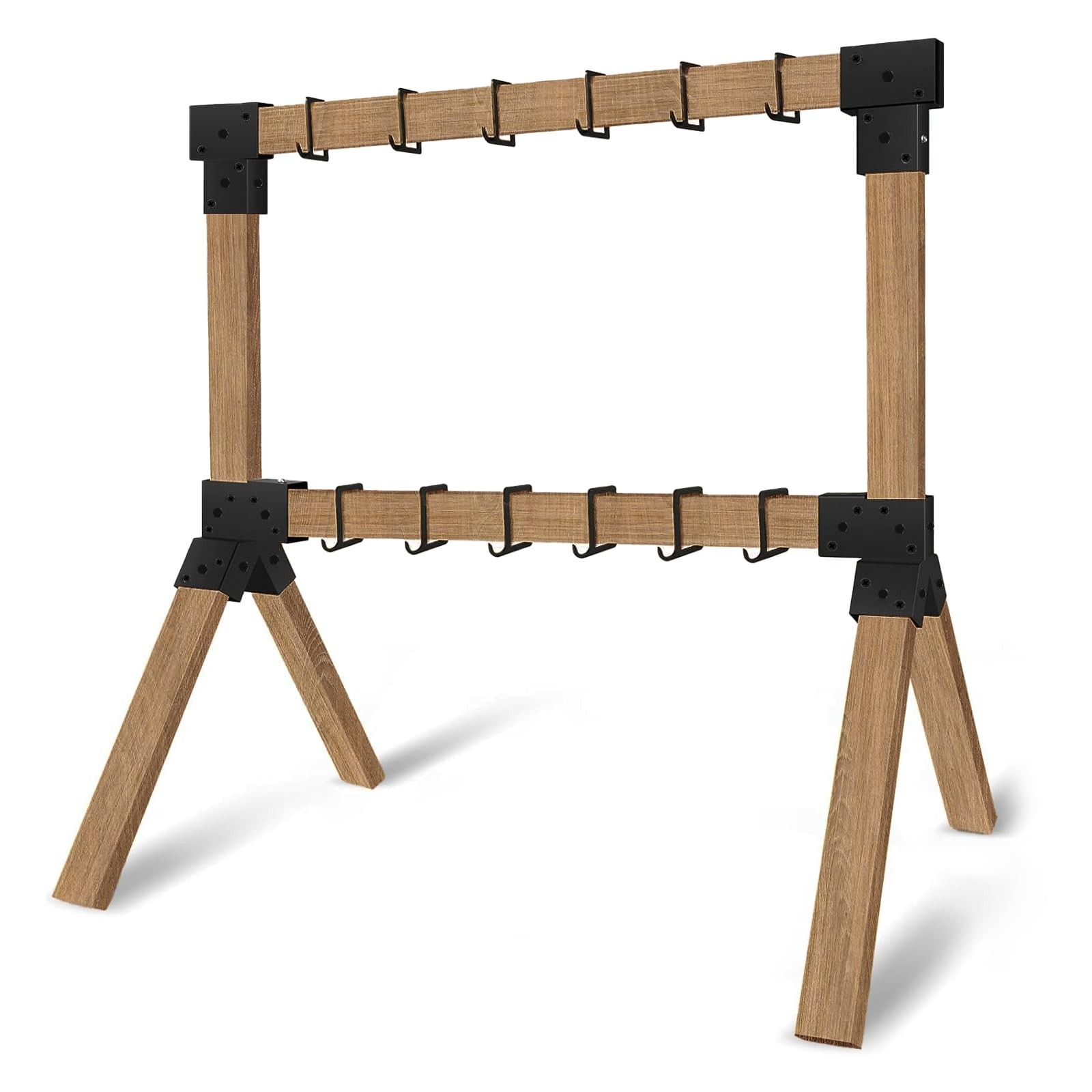 POSTYBAY 2x4 Target Stand Brackets Set, Heavy Duty Y & T Connectors with 12 H...