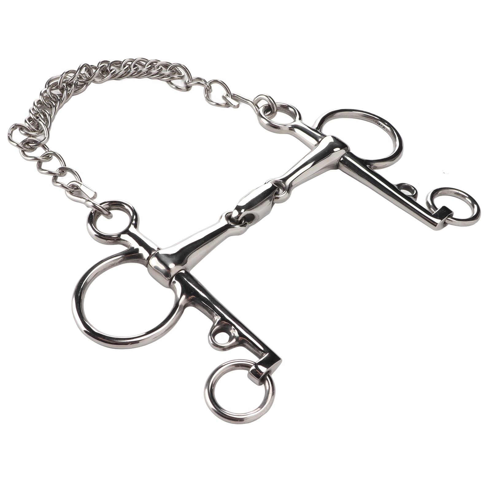 Durable Stainless Steel Horse Pelham Bit Ease Of Control For Horse Supplies New