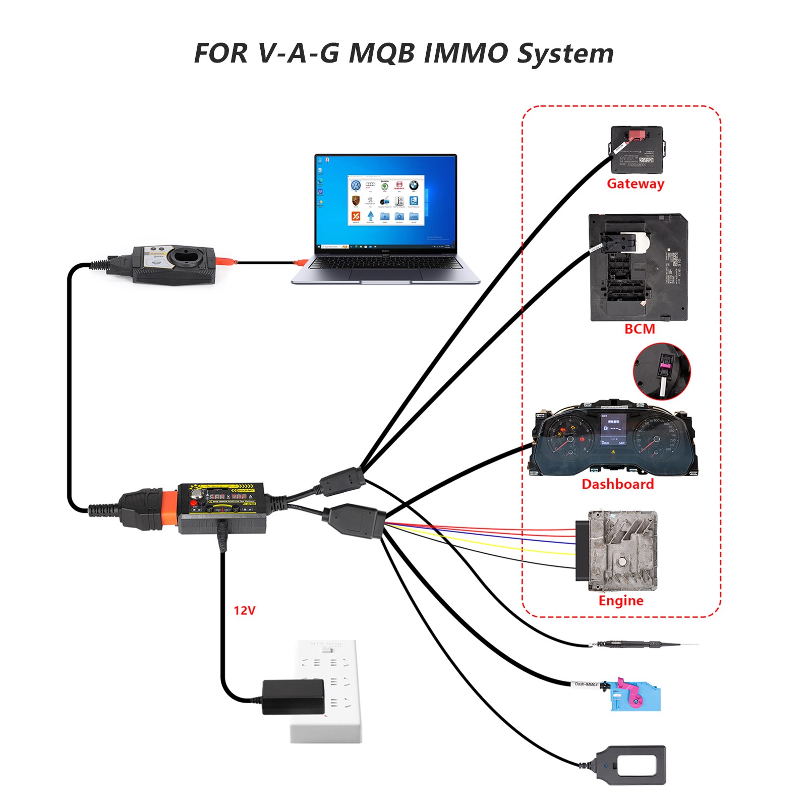 GODIAG GT115 For IMMO4 CAN-Bus UDS 4th Generation Test Platform Read Write Data