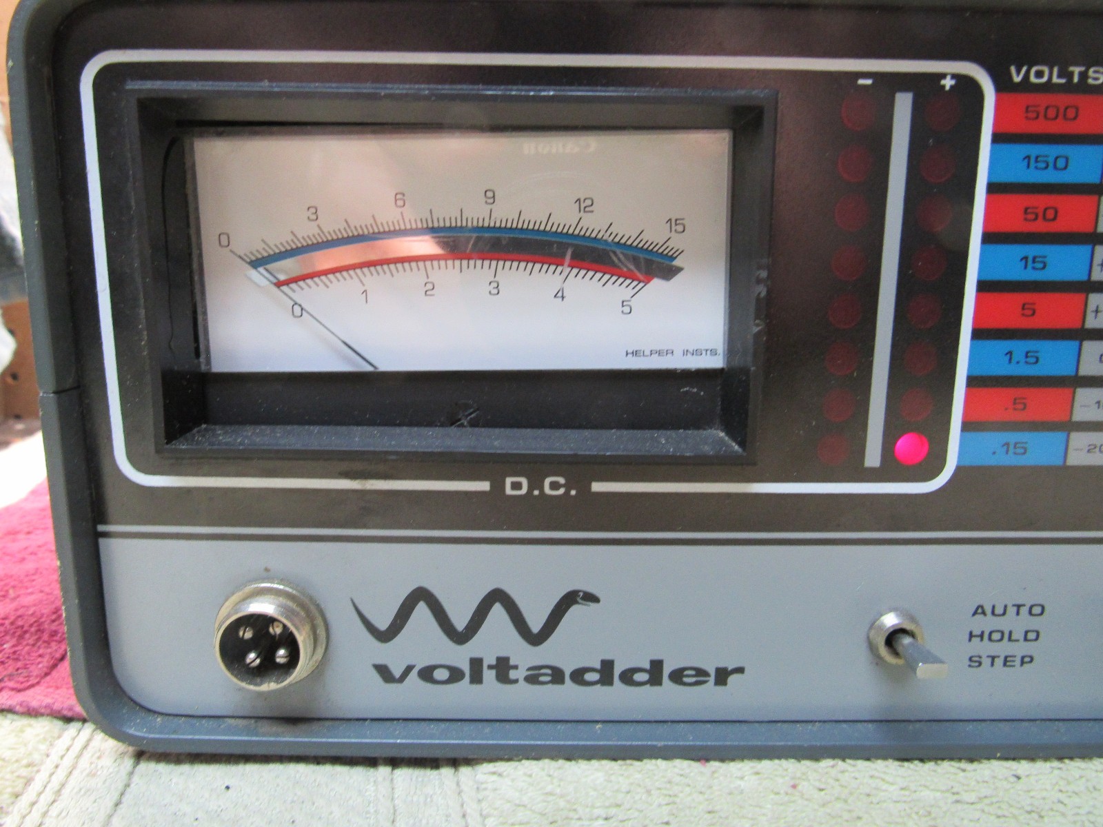 Helper Instrument Co Voltadder Autoranging Voltmeter Test Meter