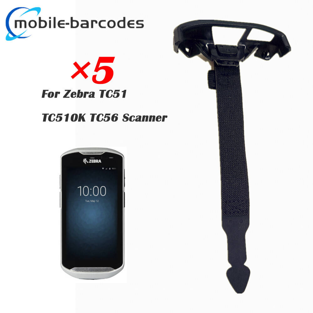 5X Black Plastic Carrying Clip with Handstrap For Zebra TC51 TC510K TC56 Scanner