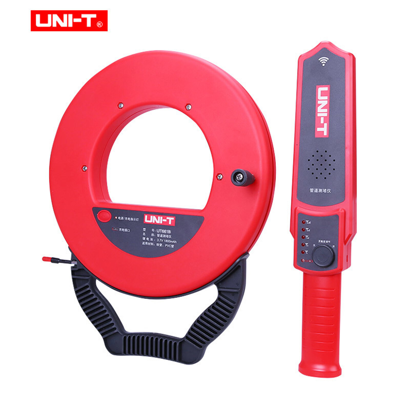 UNI-T UT661A Wall PVC Iron Pipe Blockage Detector Diagnostic-tool Scanner