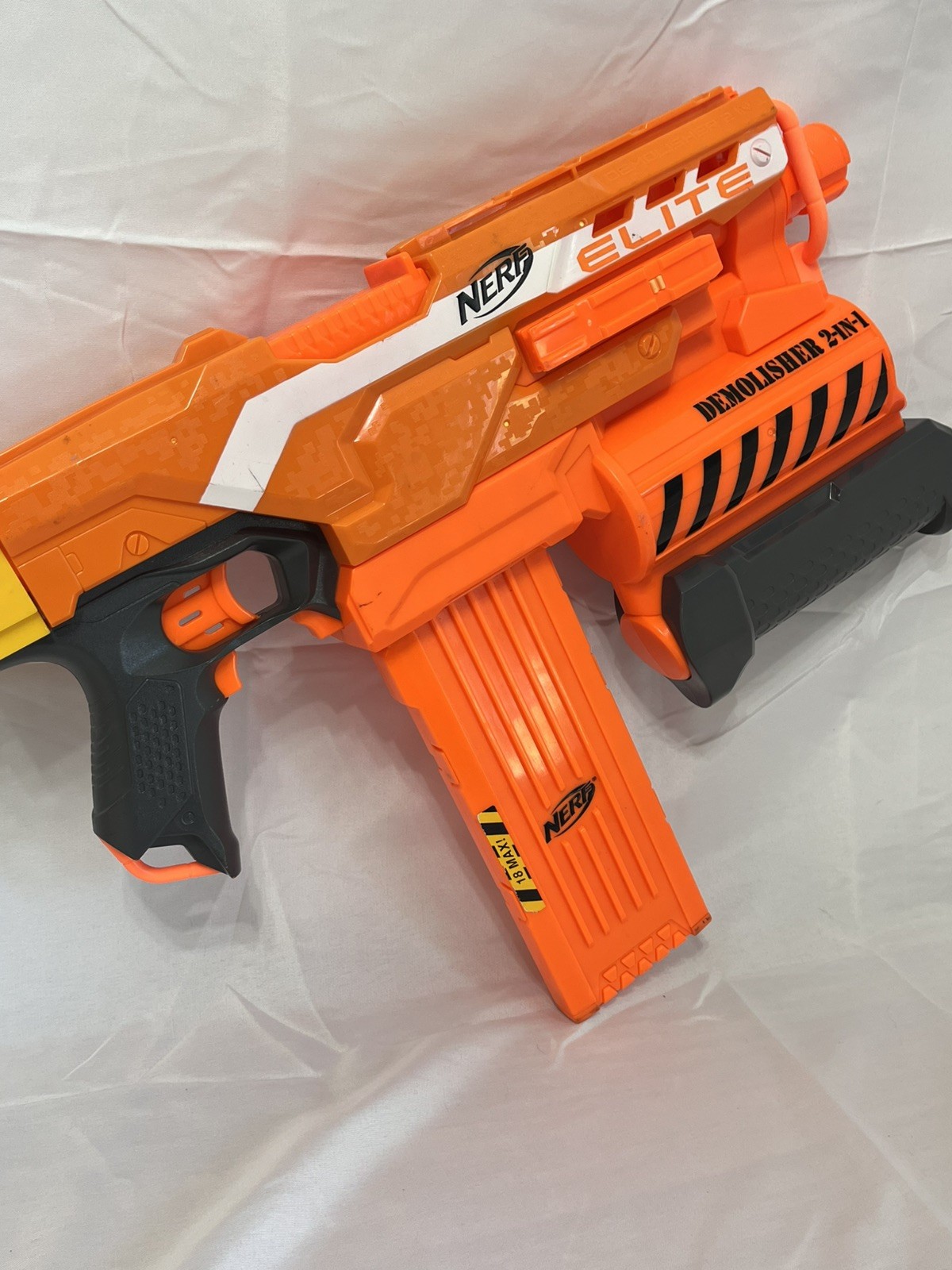 NERF READY TO PLAY LOT Fully Automatic Blasters Attachments Target Darts Modulus