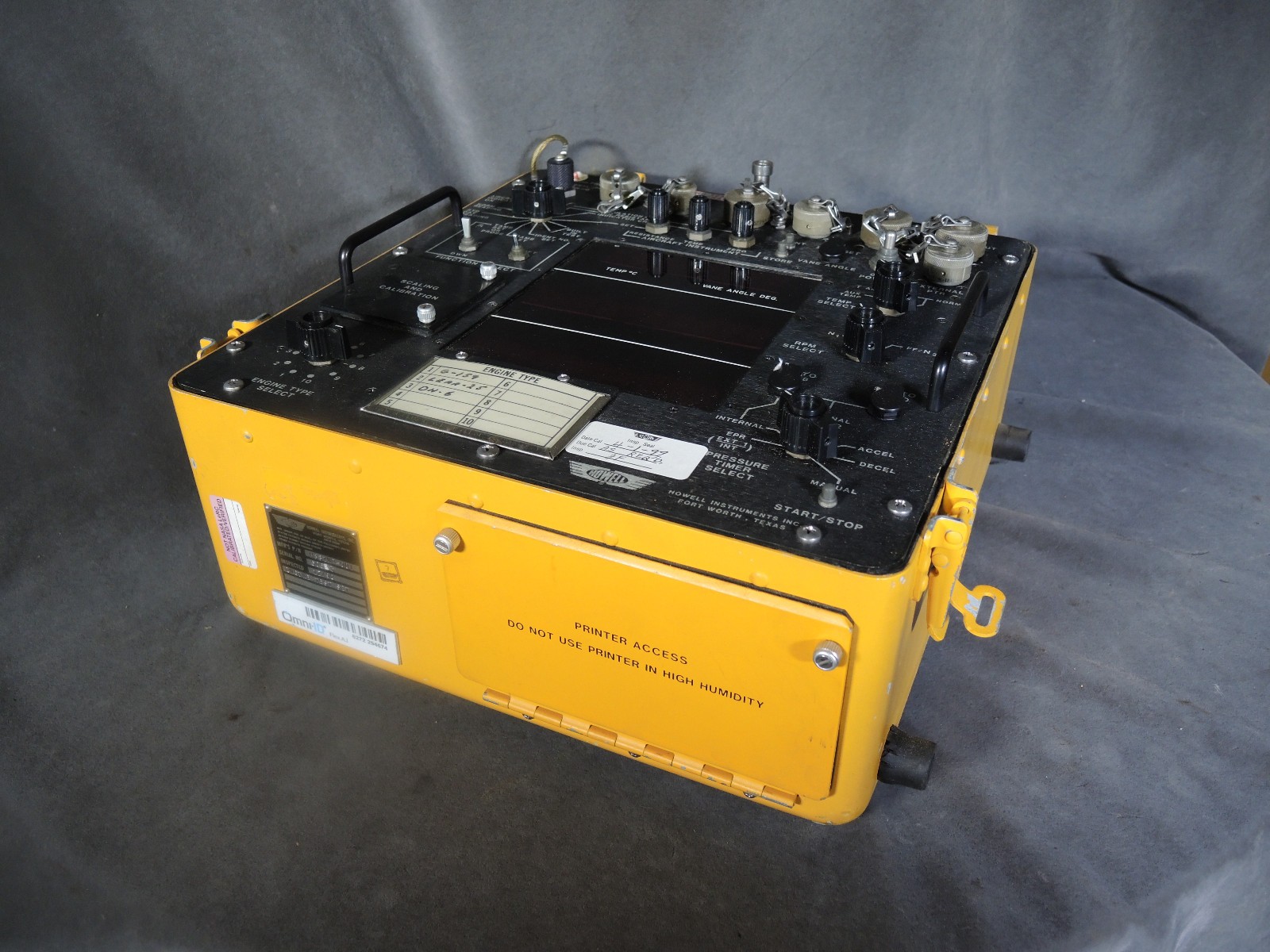 Avionics Howell H337NP-901 Engine Test Set Analyzer G-159 Lear-25 DH-6 Equipment