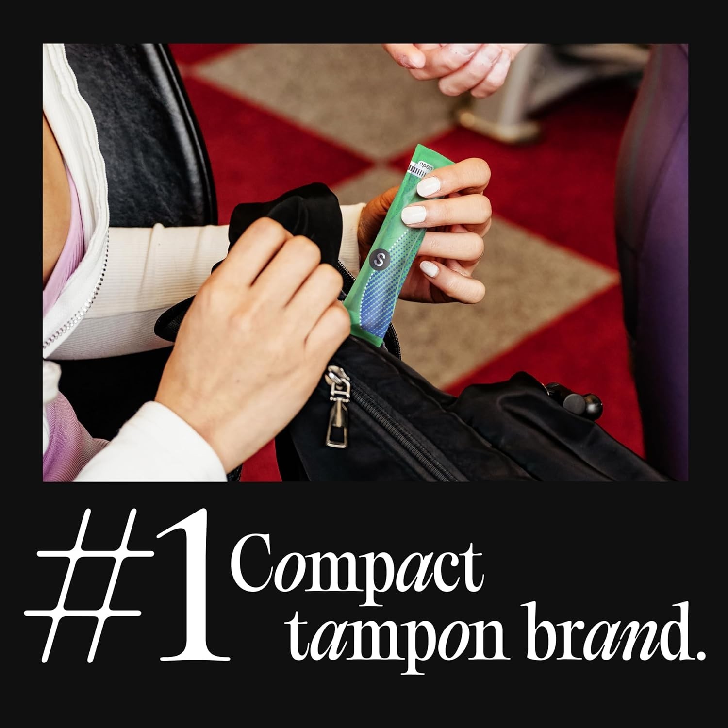 U by Tampons, Click Compact, Super Plus Absorbency, Unscented, 45 Count
