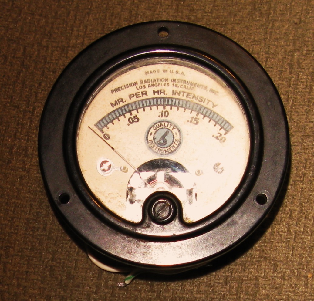 Working Precision Radiation Instruments Geiger Counter Meter From 1955, Nice!