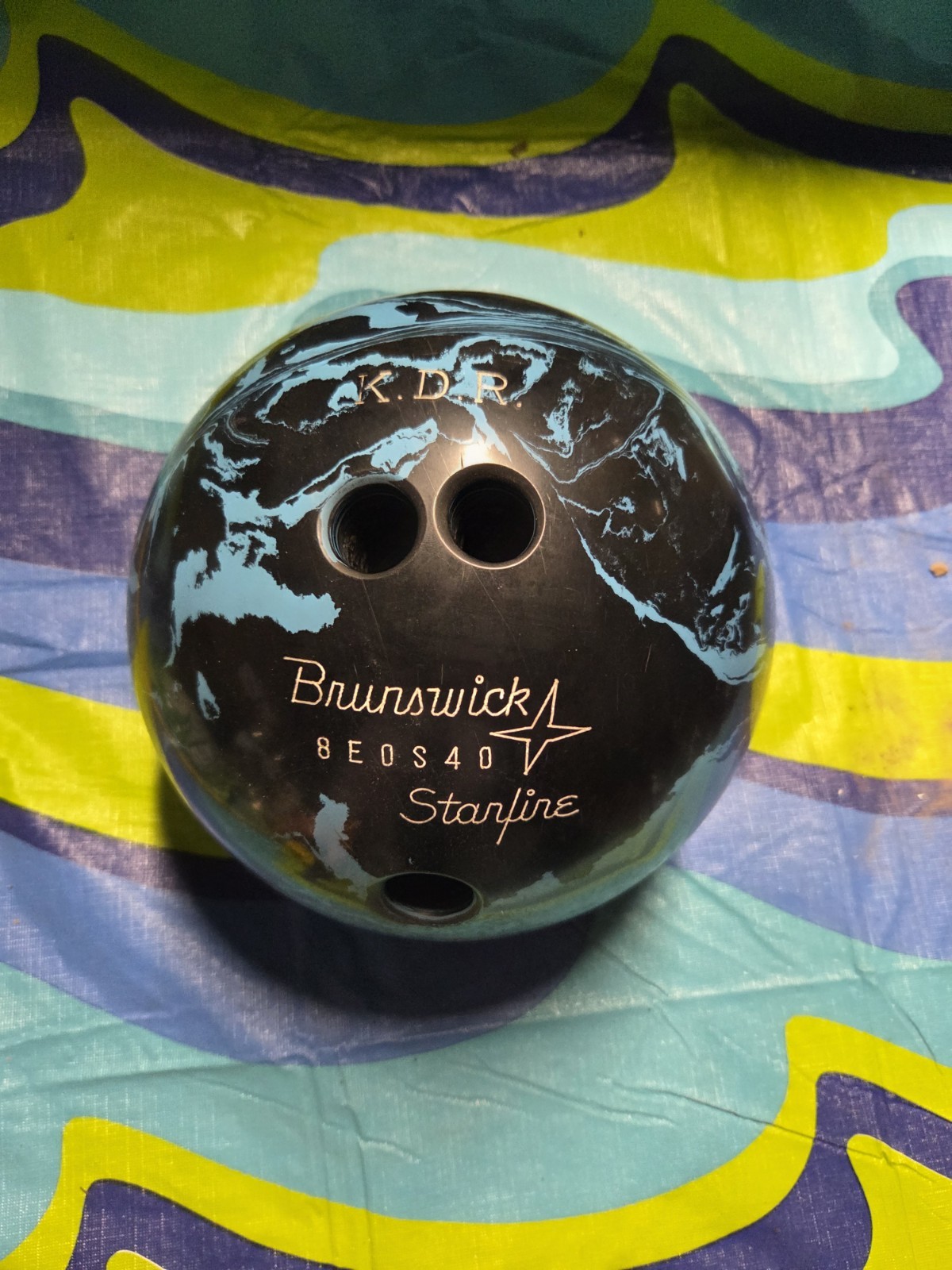 Brunswick Starfire K.d.r. 15lb Bowling Ball. See Pics