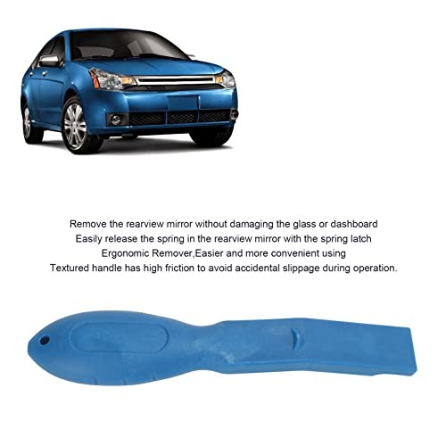 Car Spring Rear View Mirror Removal Tool Blue ABS Plastic Spring Mirror