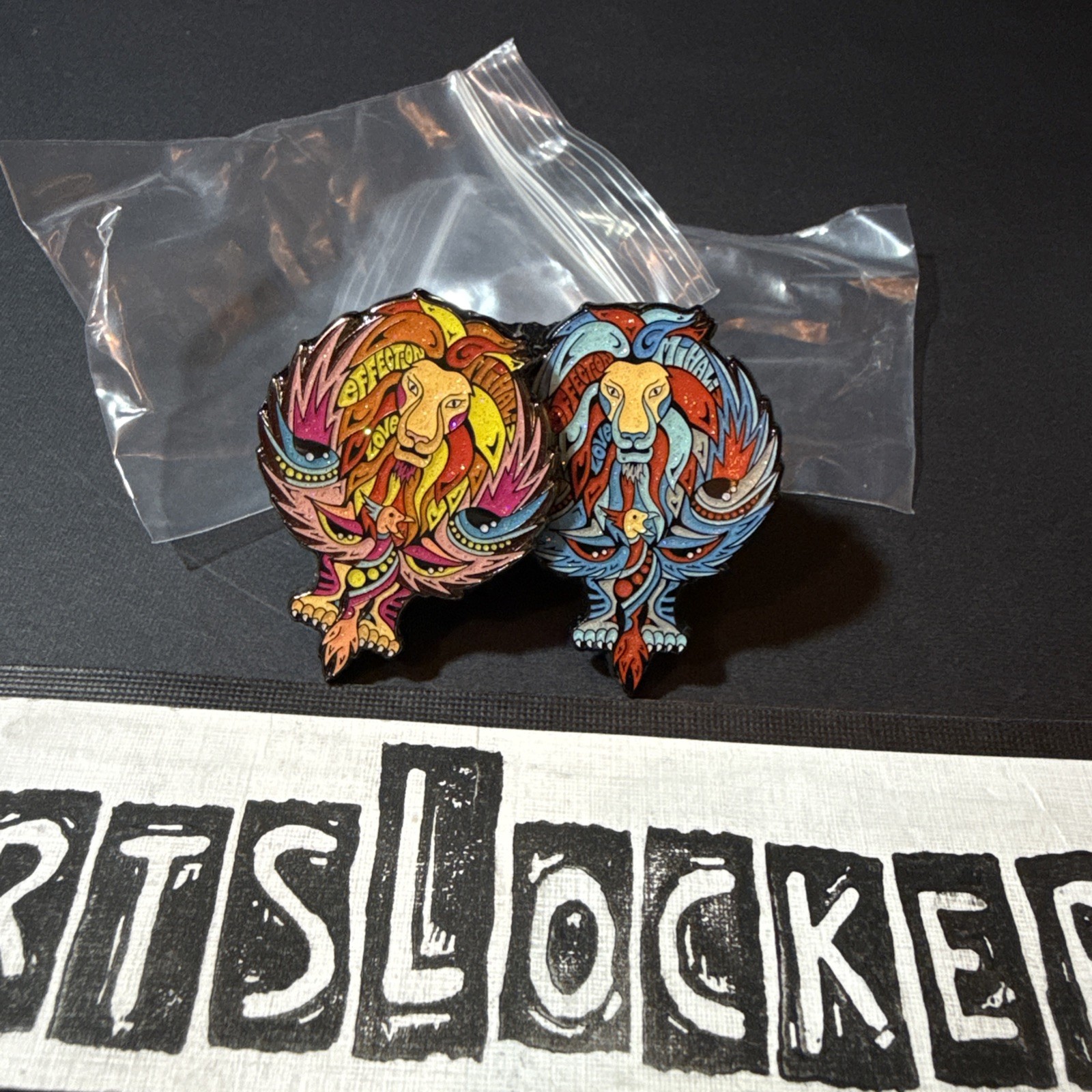 Danny Steinman Mihali Lion & Phoenix Pins #22/50 & #427/500 NEW - IN HAND