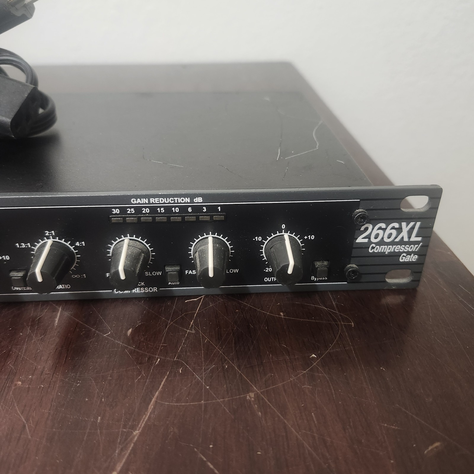 DBX 266XL Compressor Limiter Gate Dual Channel 2 Pro Audio Rack Mount