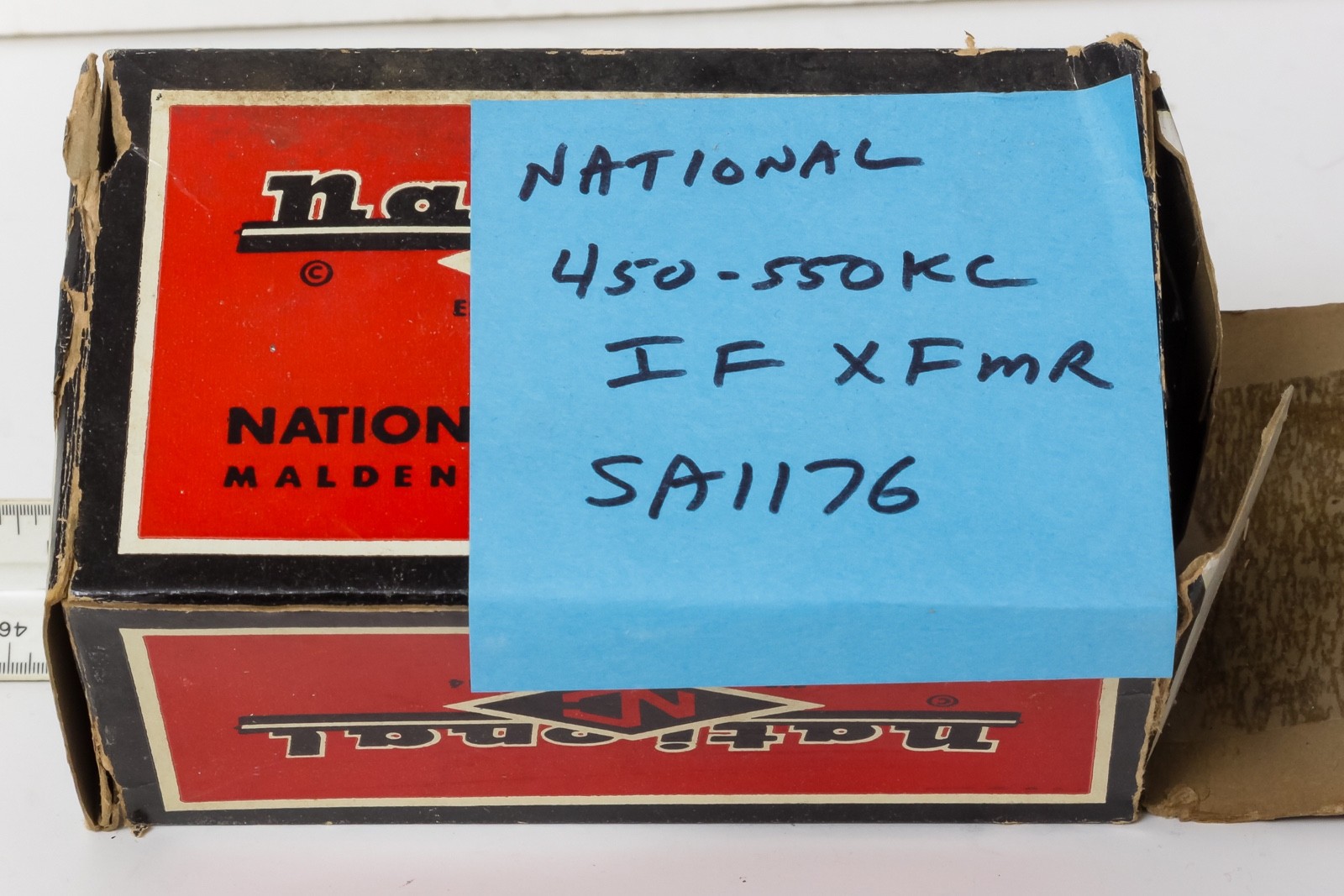 National SA1176 450-550kc IF Transformer NOS
