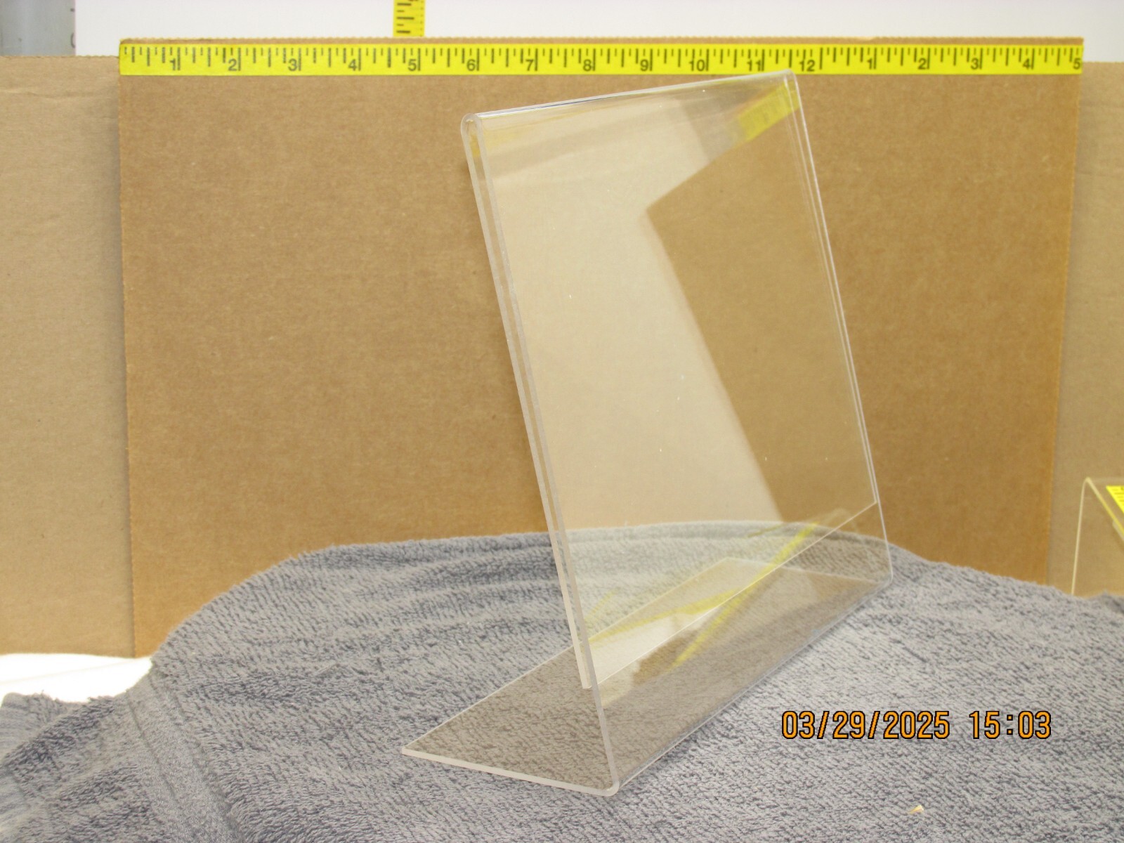 The listing ifor:(1)U-Line S-15659 Slanted Single Sheet Holder-11 x 8 1⁄2"