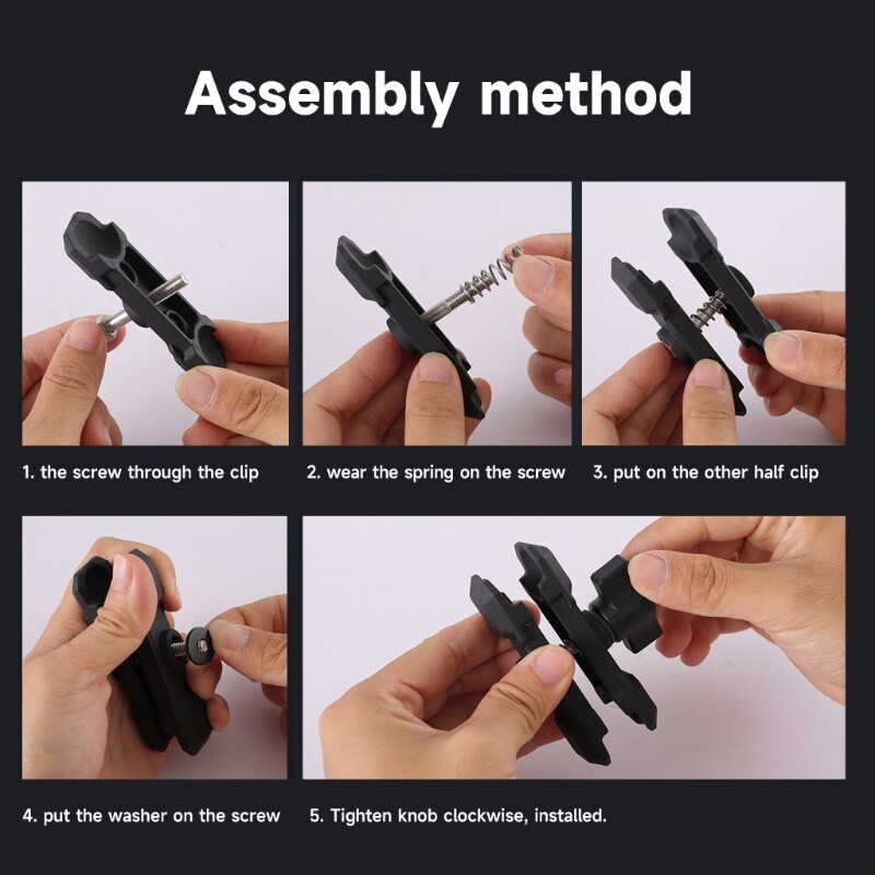 Heavy Duty Aluminum Shells Double Socket Arm for 1-Inch Ball Mounts