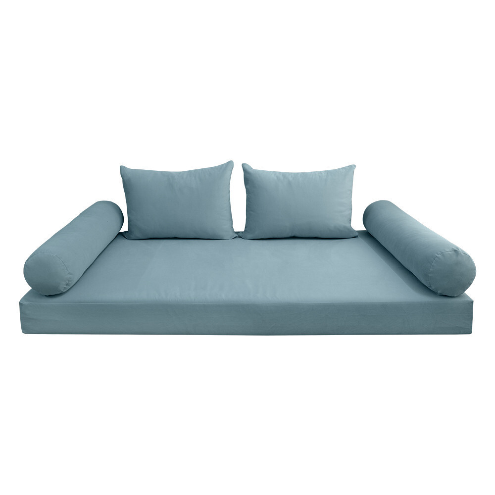 STYLE V4 TwinXL Velvet KnifeEdge Indoor Daybed Mattress Pillow |COVER ONLY|AD355