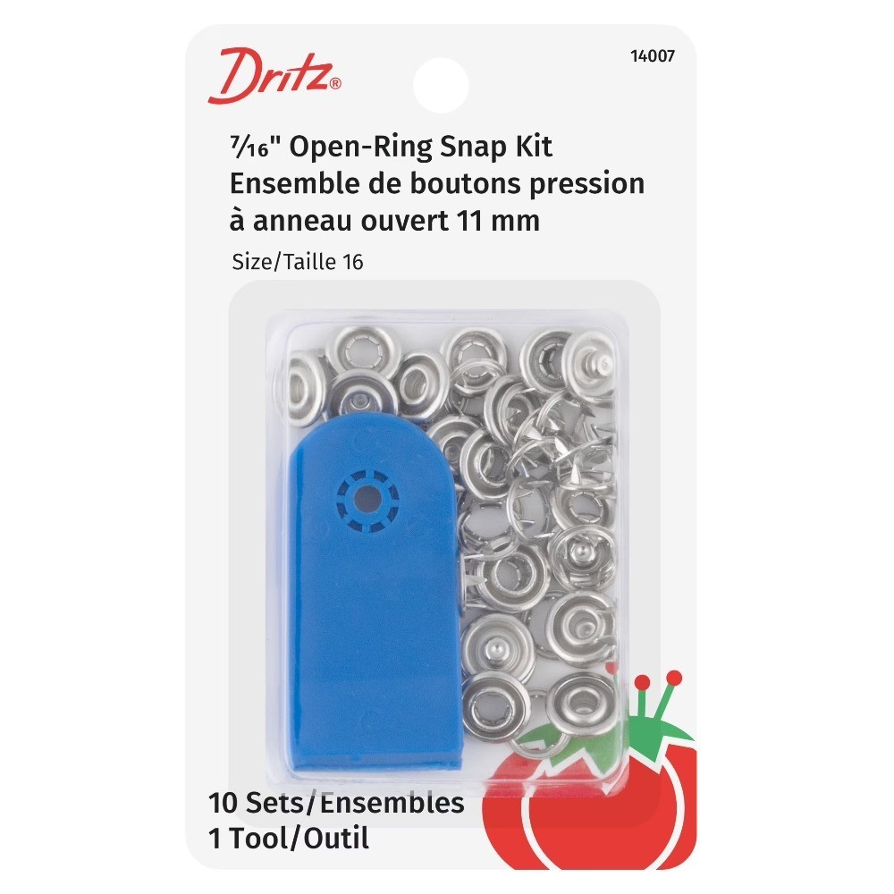 Snap Fastener Kit 10-Piece Set for Sewing and Crafting