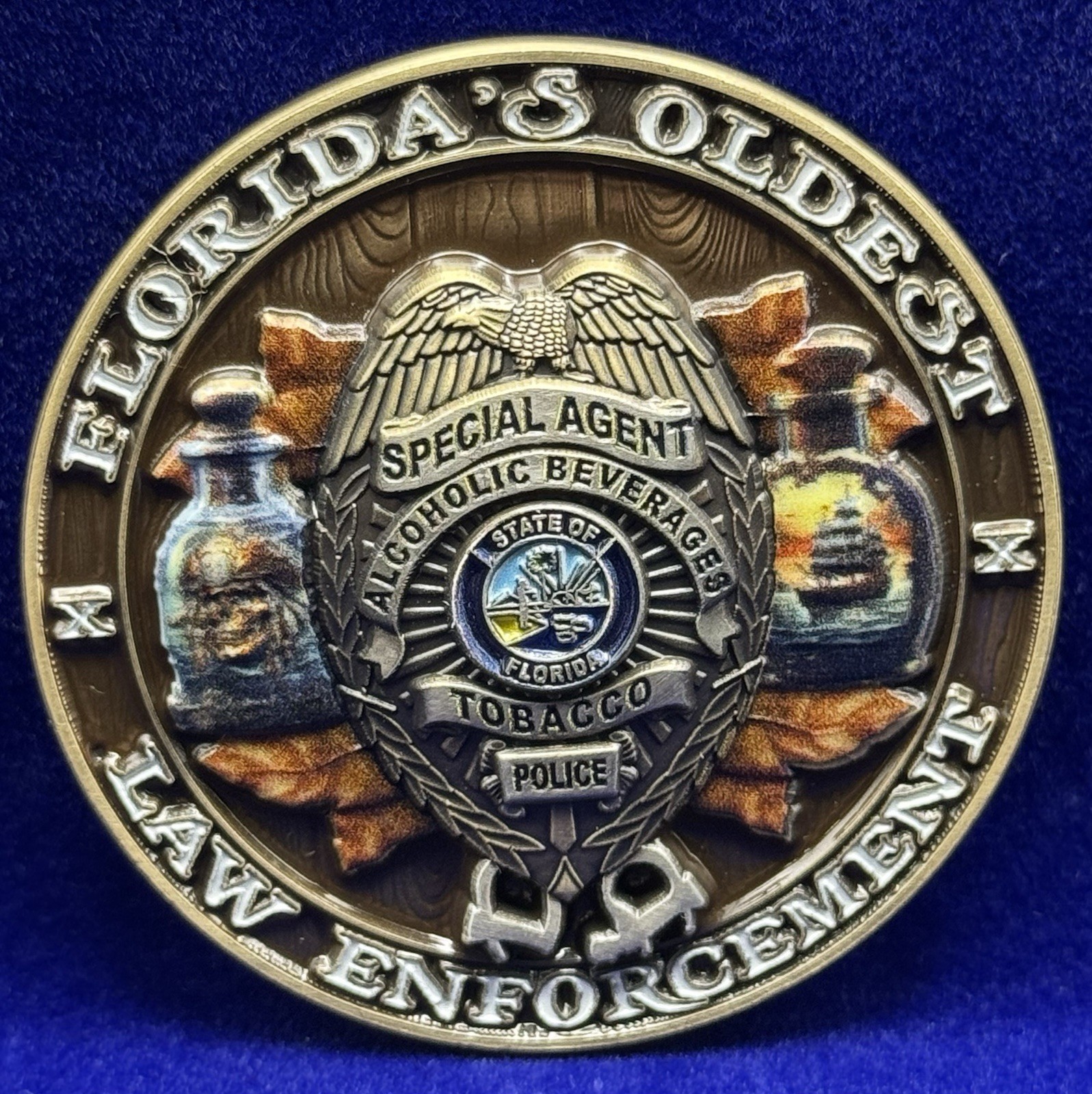 🔥 Ybor City Rooster - FL Dept Alcoholic Beverages & Tobacco Tampa (ABT) Coin