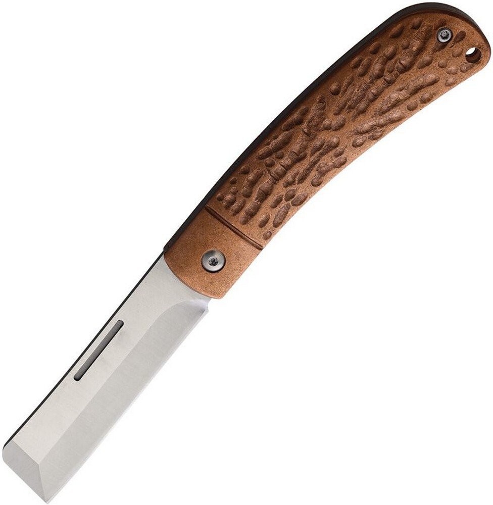Rough Ryder Pocket Knife Steel Blade Copper Handle RR2283-COPPER-SLIP-JOINT-VG10