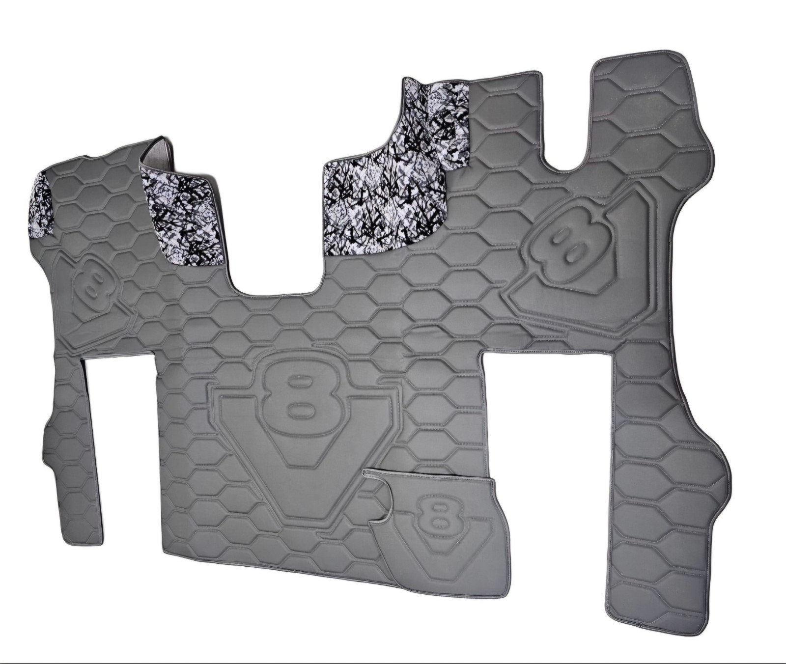 PRESTIGE LINE Floor Mat For Scania S Honeycomb Stitch + Danish Plush RHD LHD
