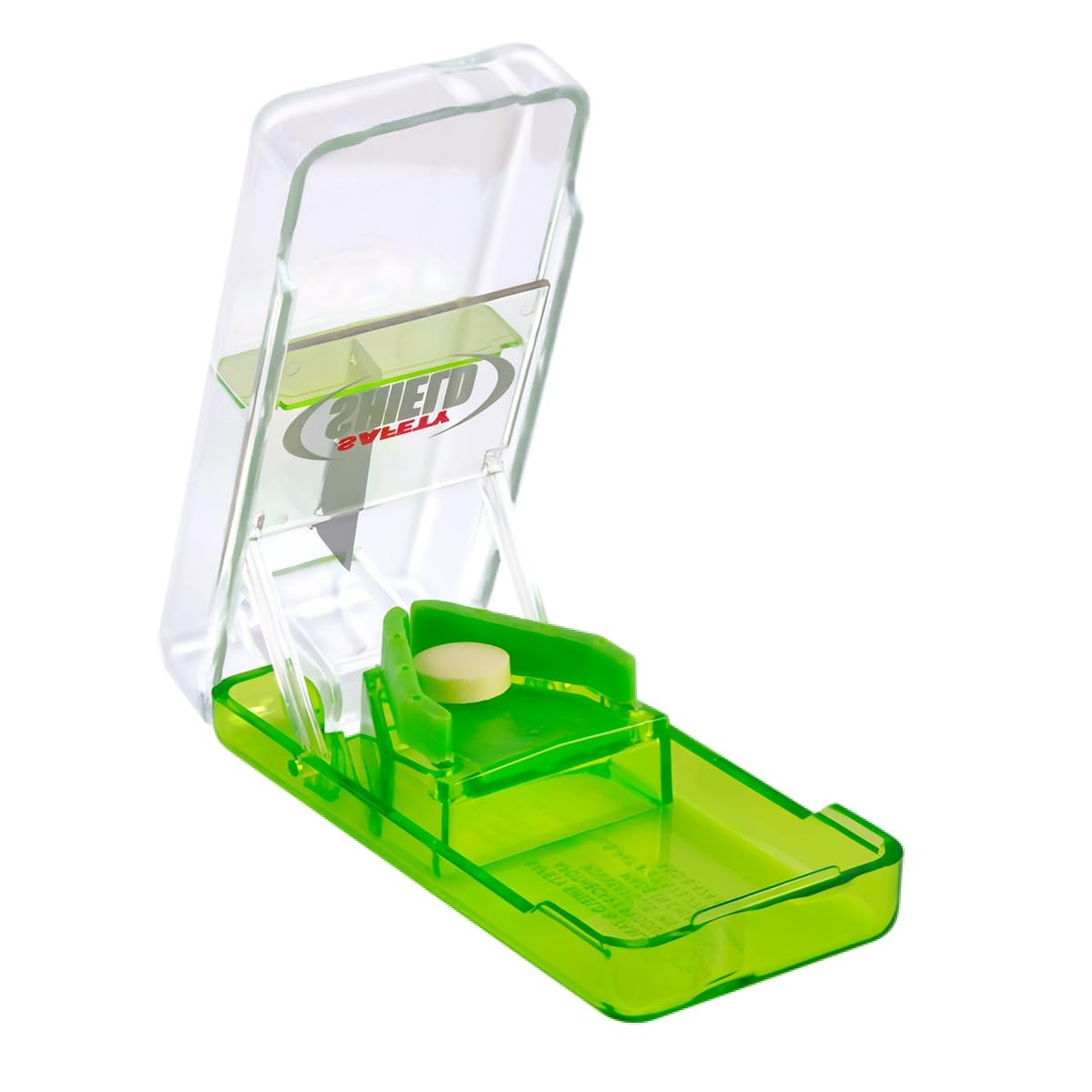 Pill Cutter and Splitter with Safety Shield, Daily Usage, Safely Cut Pills, V...
