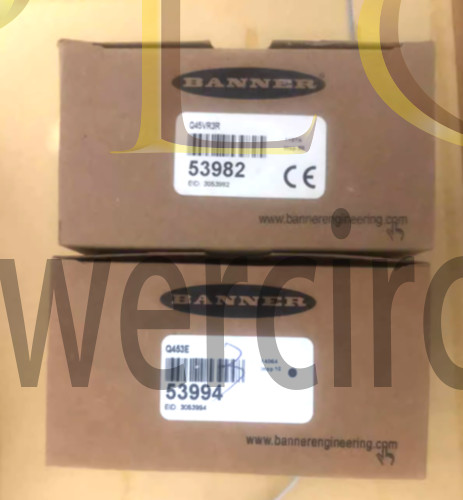 NEW Banner Q45VR3R+Q453E Rugged Rectangle Sensor~