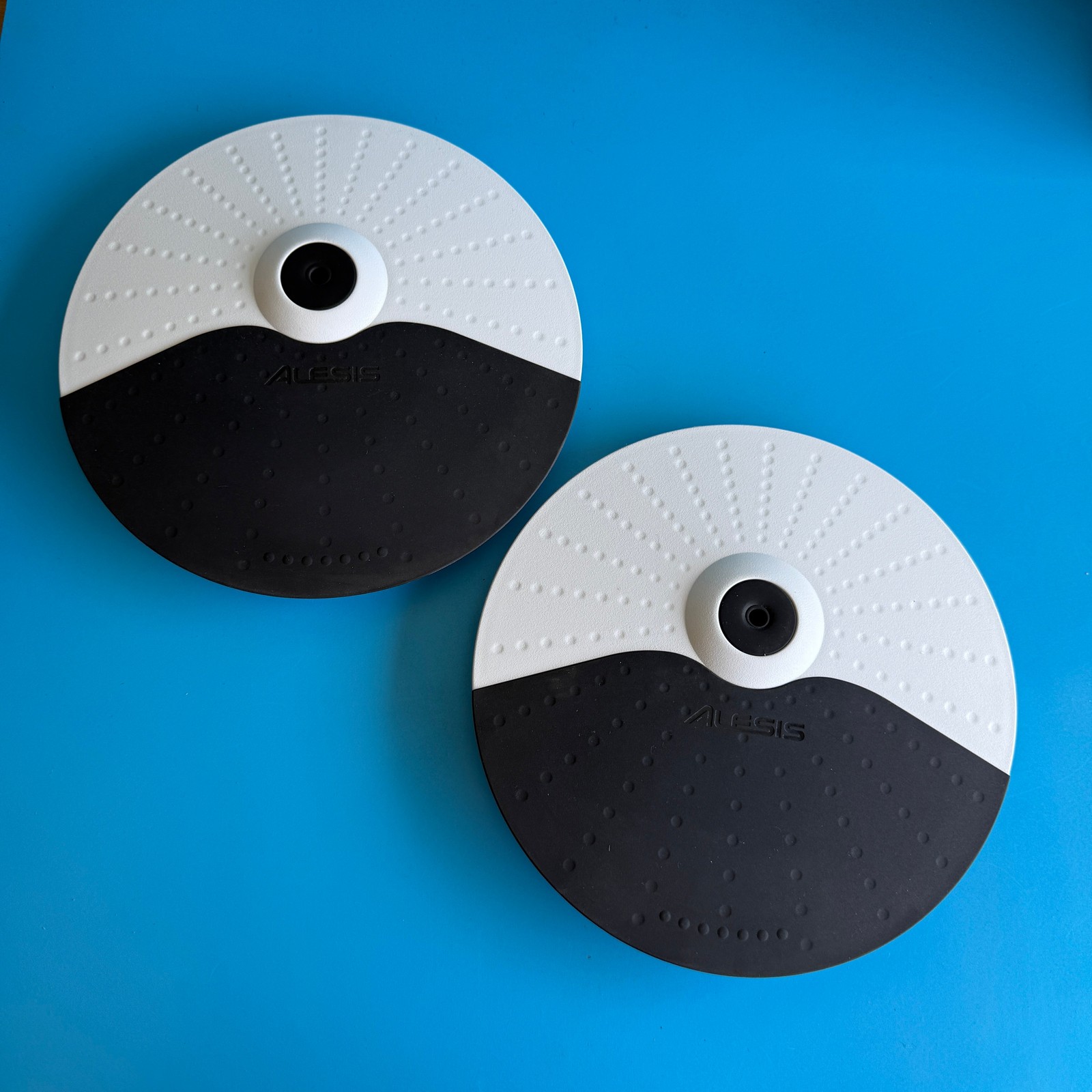 ALESIS BLAZE E-Drum OEM Part: 10" White Cymbal Single Zone Pad [2PCS] #3598-V1