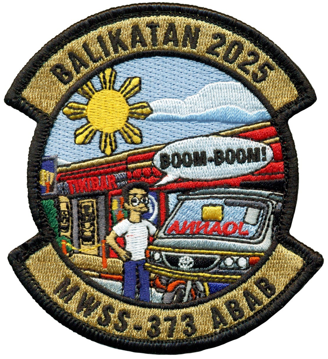 USMC MARINE WING SUPPORT SQUADRON 373 (MWSS-373) BALIKATAN 2025 PATCH
