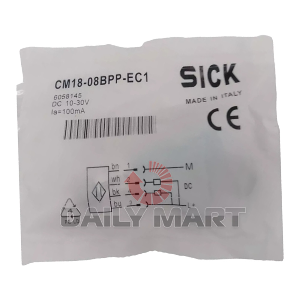 New In Box SICK CM18-08BPP-EC1 Proximity Sensor
