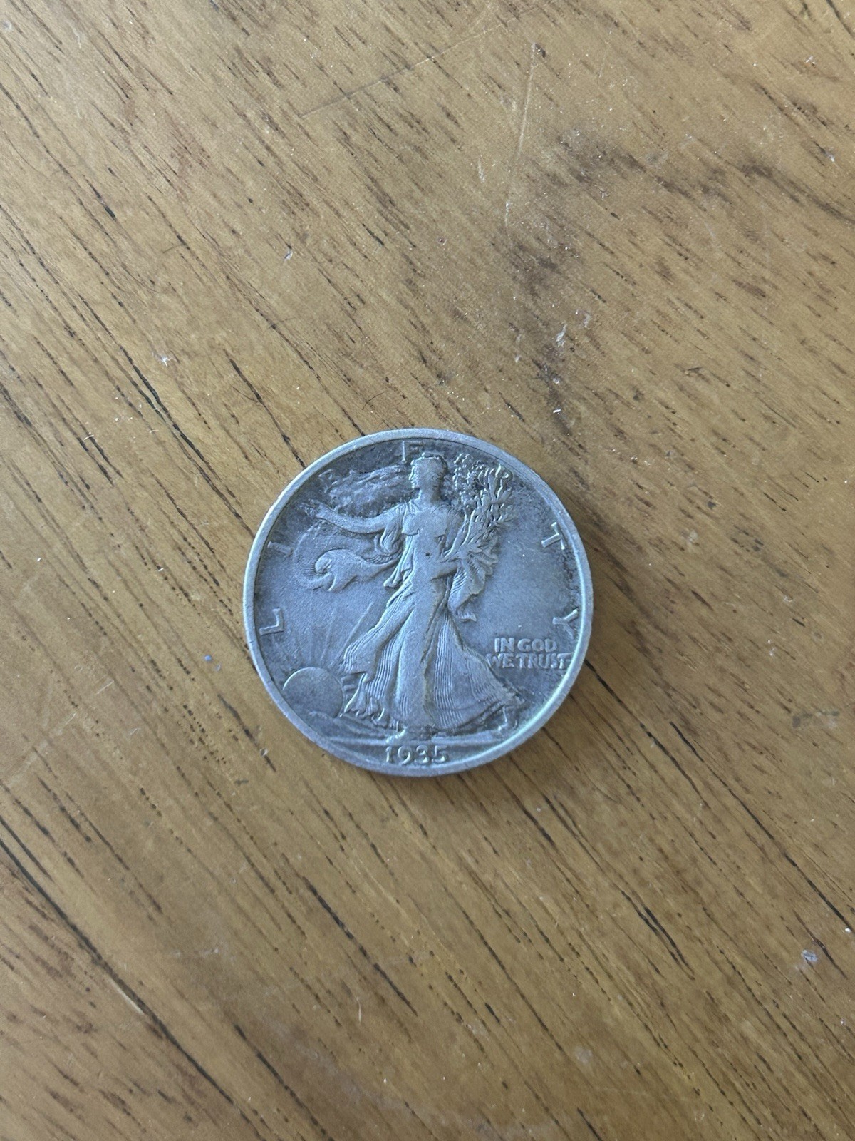 1935 Half Dollar Liberty Coin 50C