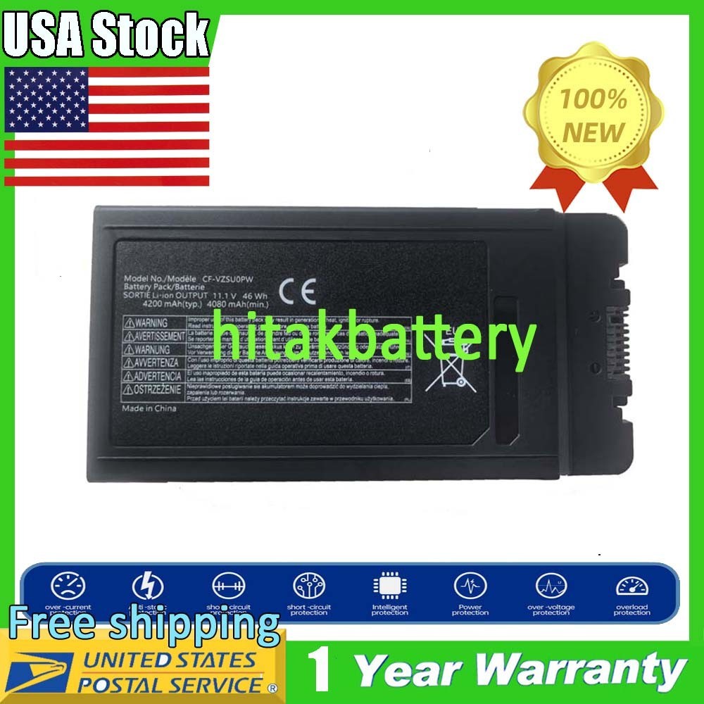 Battery for Panasonic CF54 CF-54 Mk1 Series CF-VZSUOGW,CF-VZSUOLW,CF-VZSUOPW USA