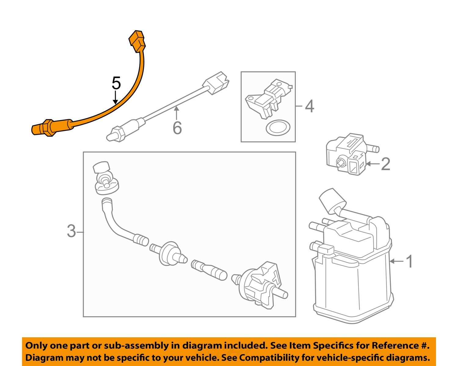 2011-2015 CRUZE 1.4 FRONT Oxygen Sensor NEW GM # 55572993