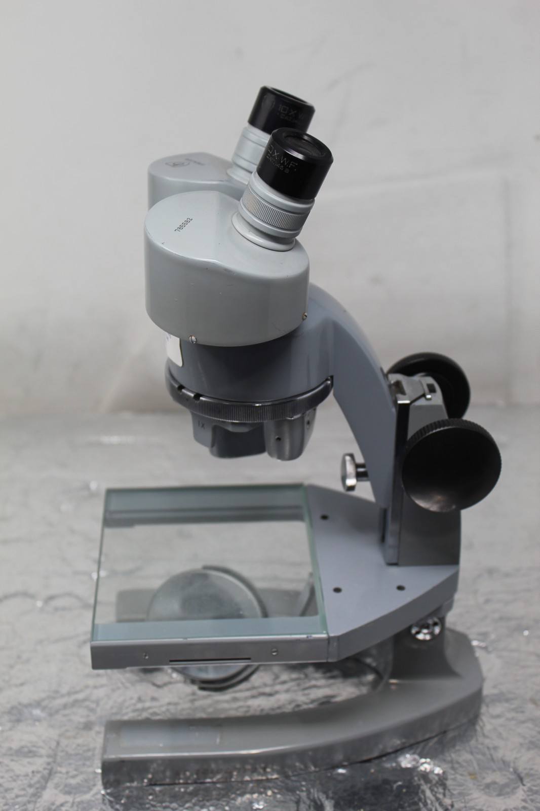 Spencer Bio Control 6 Binocular Stereo Microscope 10X WF 1X/3X w/ Glass Stage