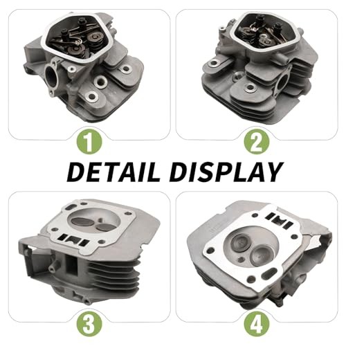 Assembled Cylinder Head Kit, Replacement for Predator 420cc Non Hemi Engine,