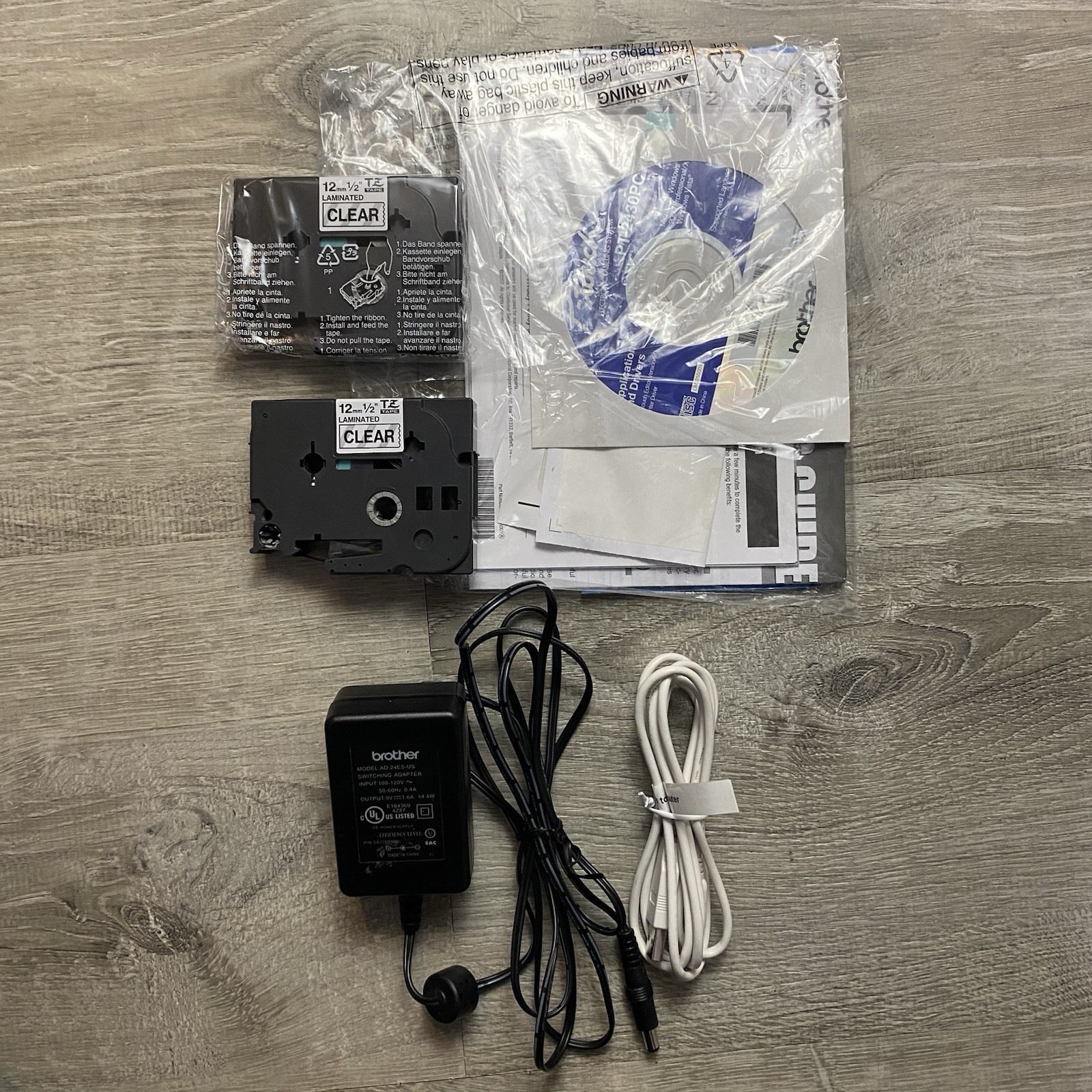 Brother P-Touch PT-2430PC Plug & Label Printer Professional Prints from PC🔥🔥🔥