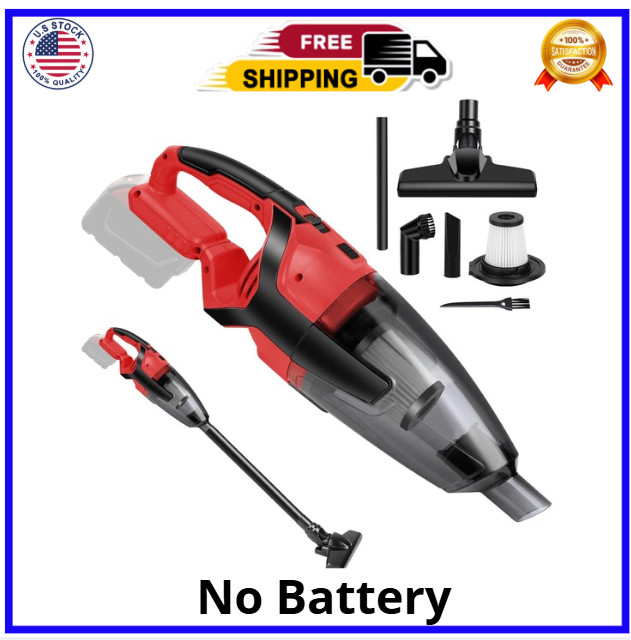 Vacuum Cleaner for Milwaukee M18 Batteries, Cordless Handheld Stick (NO Battery)