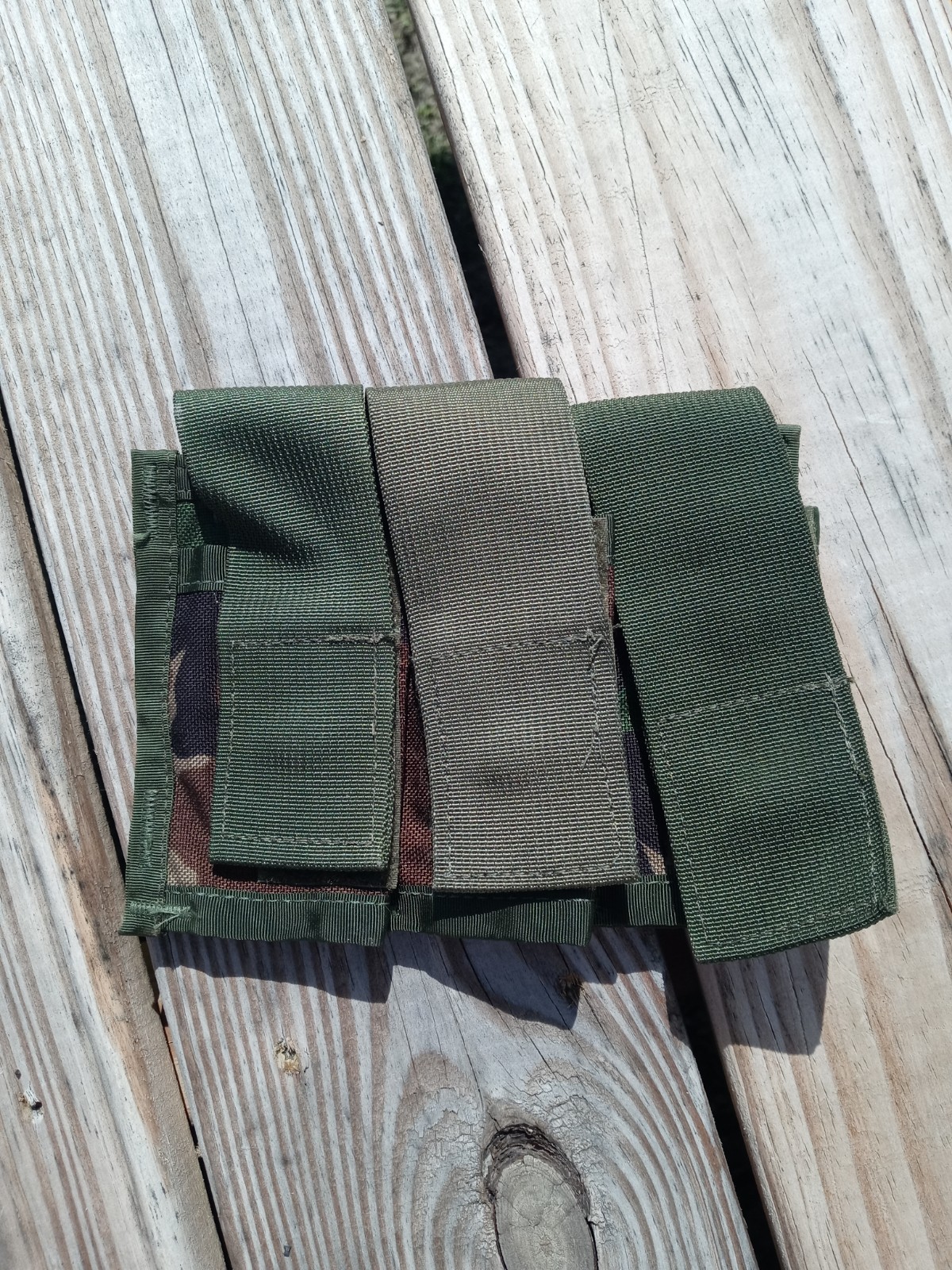 NEW SDS AITES 3x Triple 40mm Grenade Pouch M81 Woodland VERY RARE Molle pouch