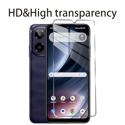 3 Pack Tempered Glass Screen Protectors Compatible Cricket Icon Plus 2026