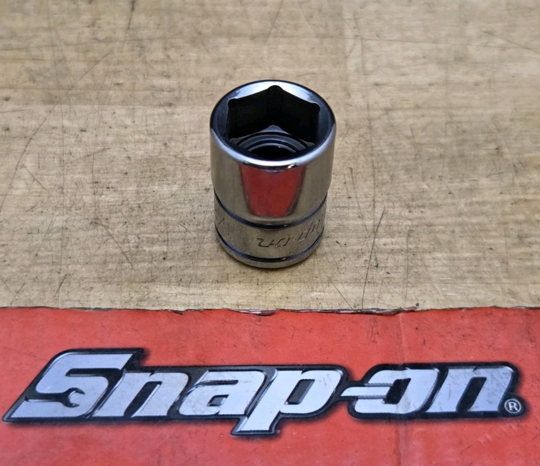 New Snap On FS161 - 3/8" Drive 1/2" Shallow 6 Pt Chrome Socket
