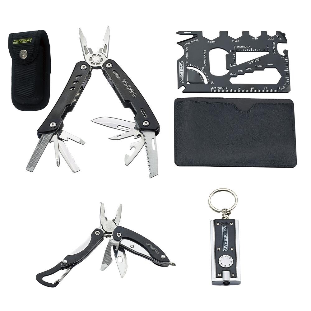Guidesman 4-Piece Multi-Tool Combo- NIB w/Case 4 Convienent & Useful Tools