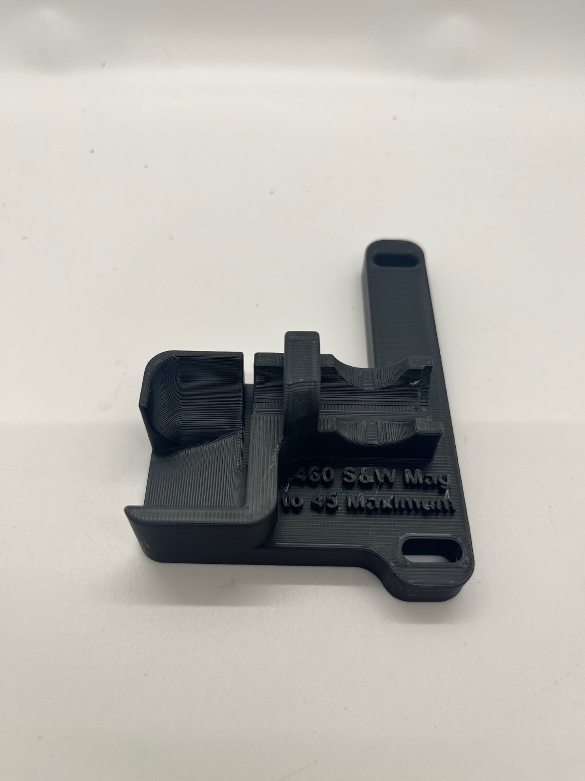 .460 S&W Magnum to .45 Maximum SuperMag jig tooling brass trimming cut off