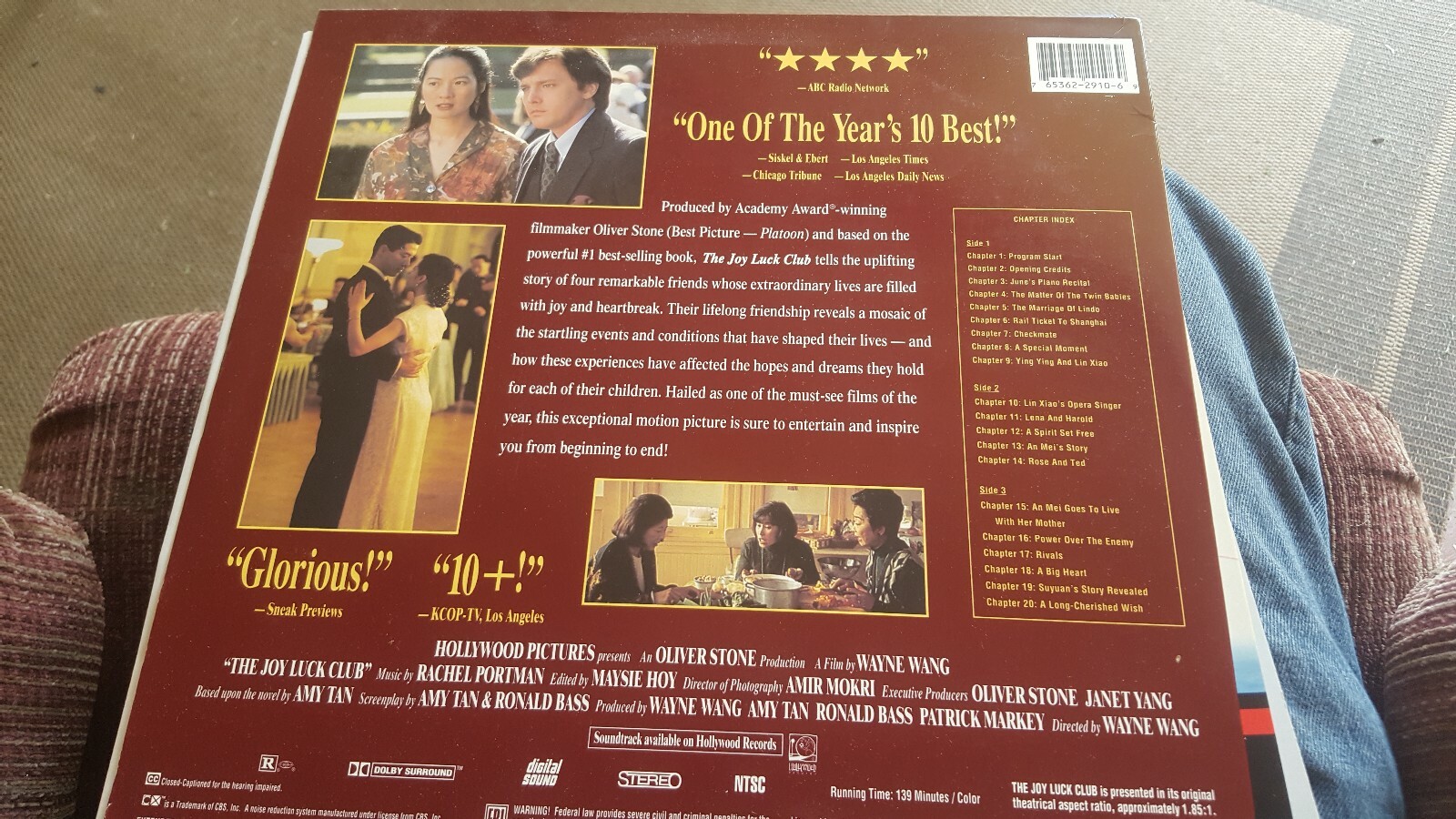 The Joy Luck Club Pristine Shape Laserdisc LN