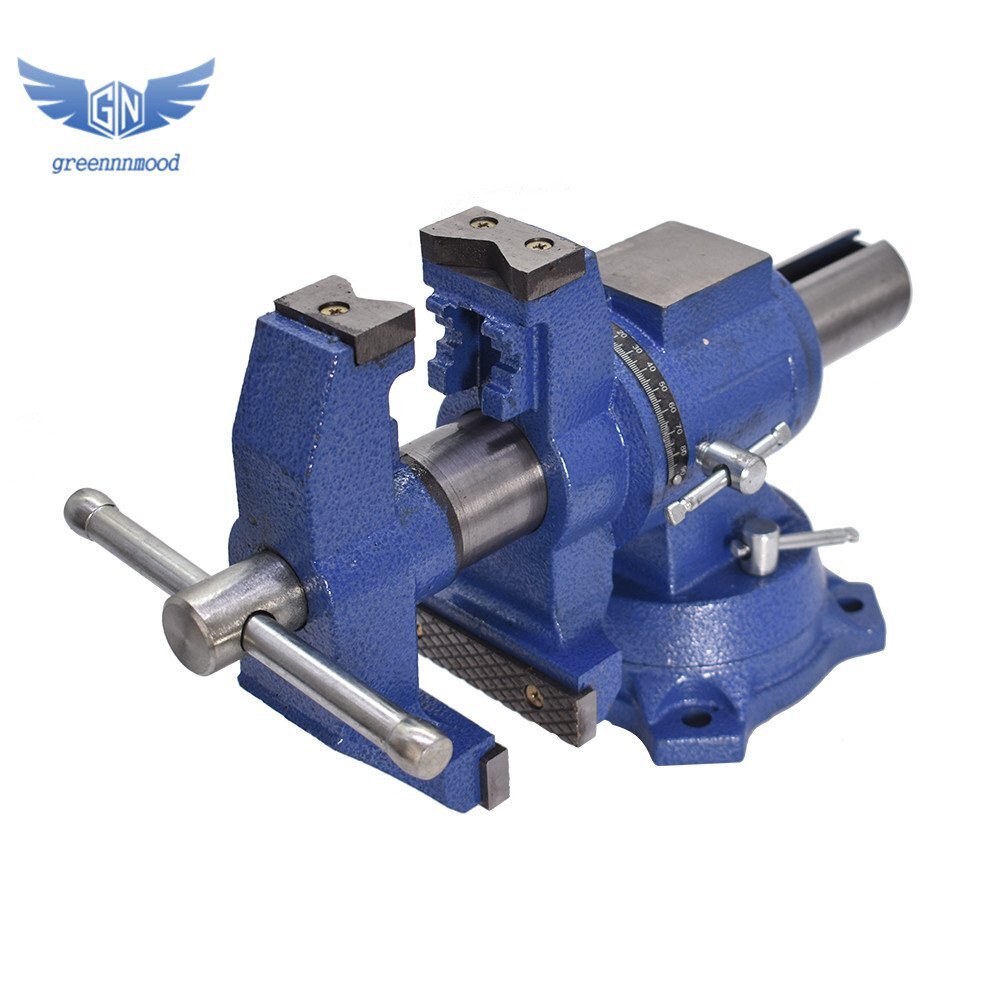 4 inch Multipurpose Vise Bench Vise Heavy Duty Multi-Jaw Vise 360-Degree