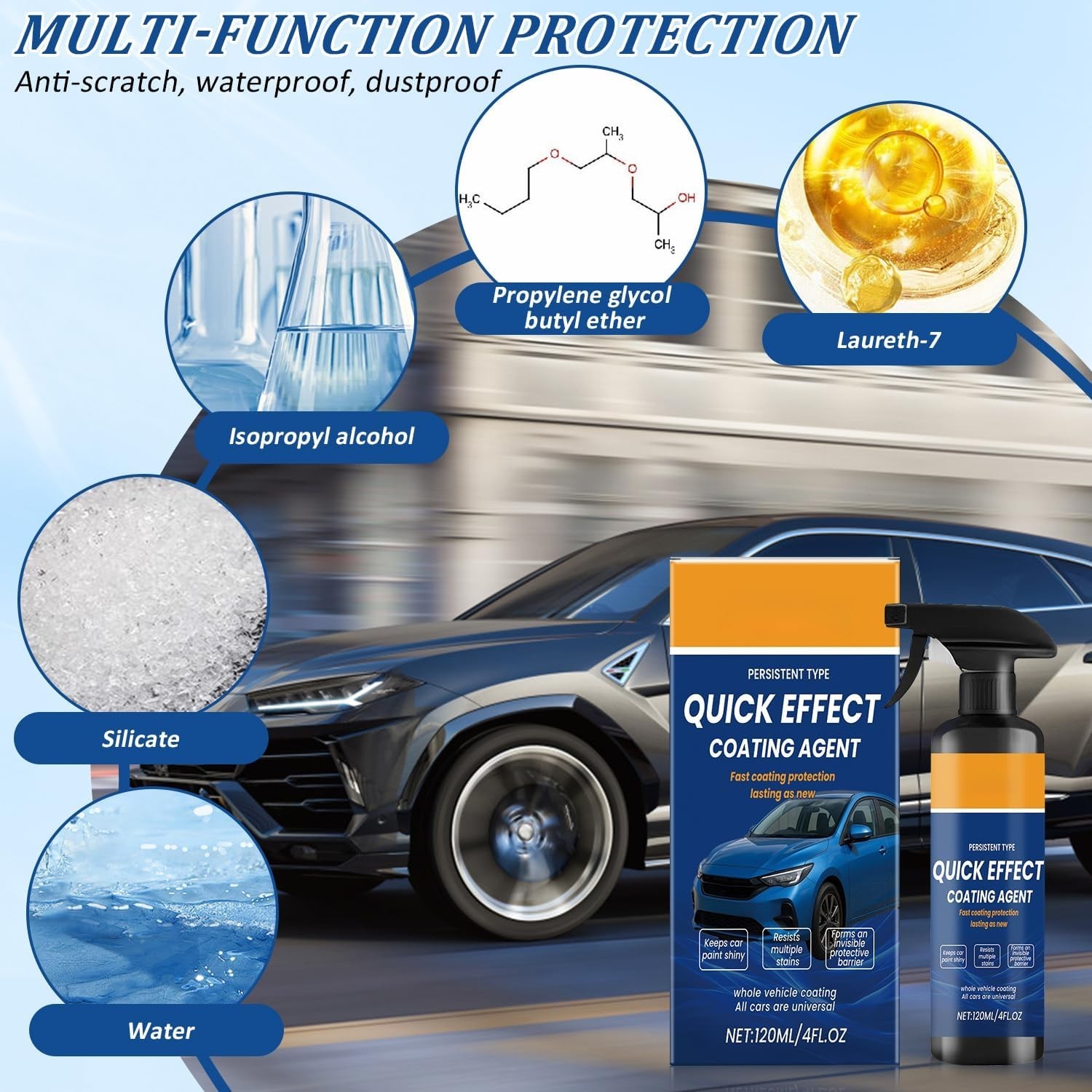 BScintilla 2Pcs Advanced Quick Effect Coating 2 Fl Oz (Pack of 2)