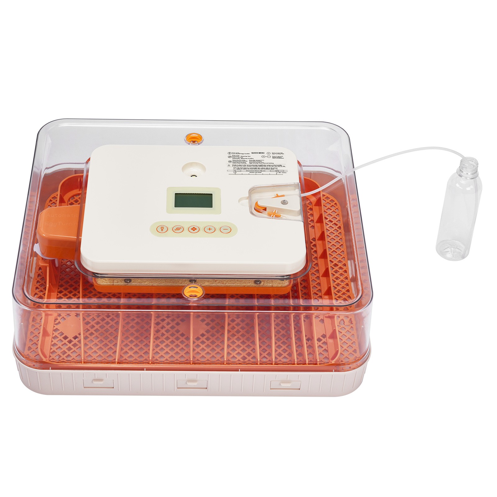 56-Egg Automatic Incubator Auto Temp Humidity LED Egg Candler US Plug 110V