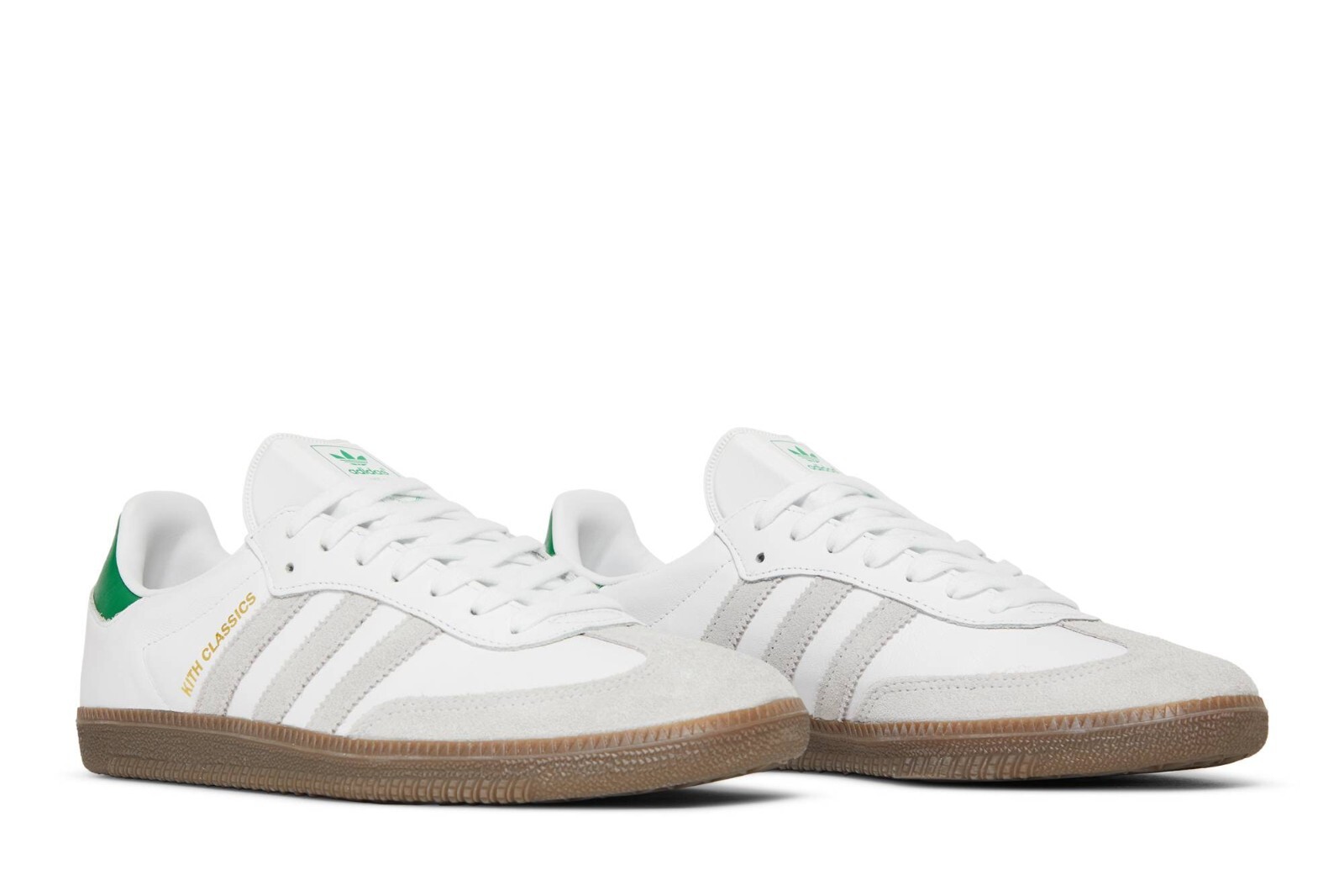 KITH x adidas Originals Samba OG White Green FX5398 Men's Size