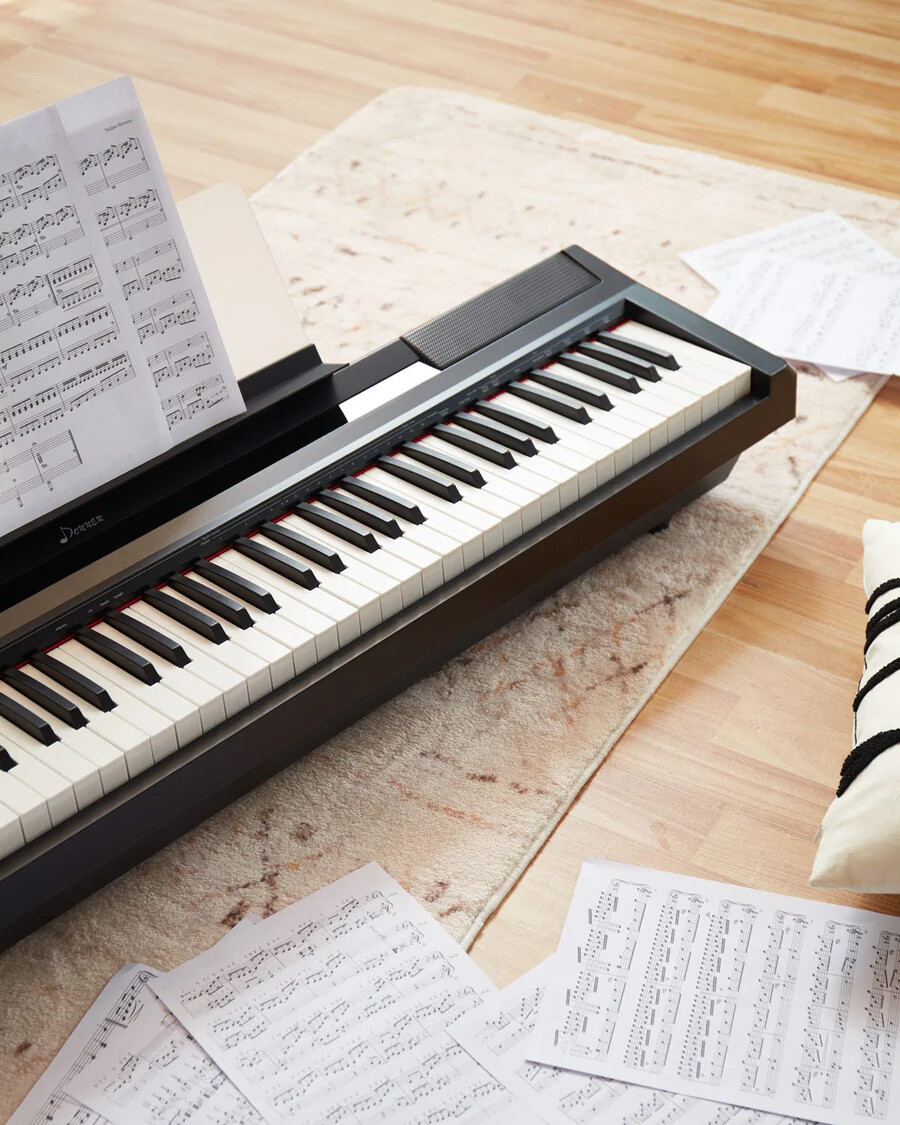 🎹Donner DEP-10 Digital Piano + Stand 88 Key Semi-Weighted 8 Tones 128 Polyphony