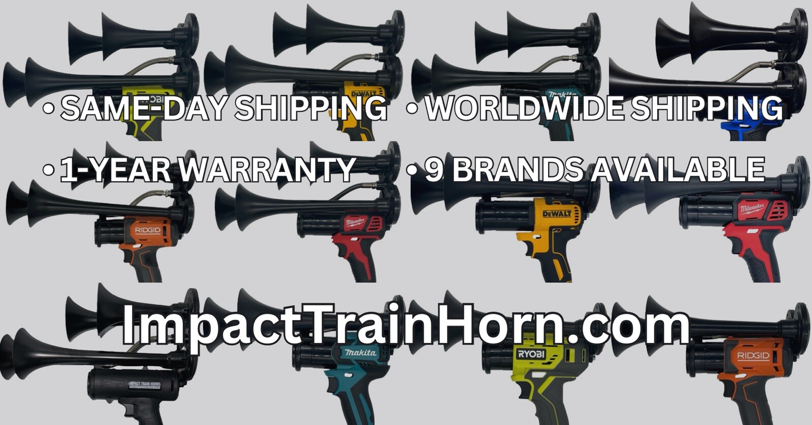 DeWalt Impact Drill Train Horn 20v - Impact Train Horns