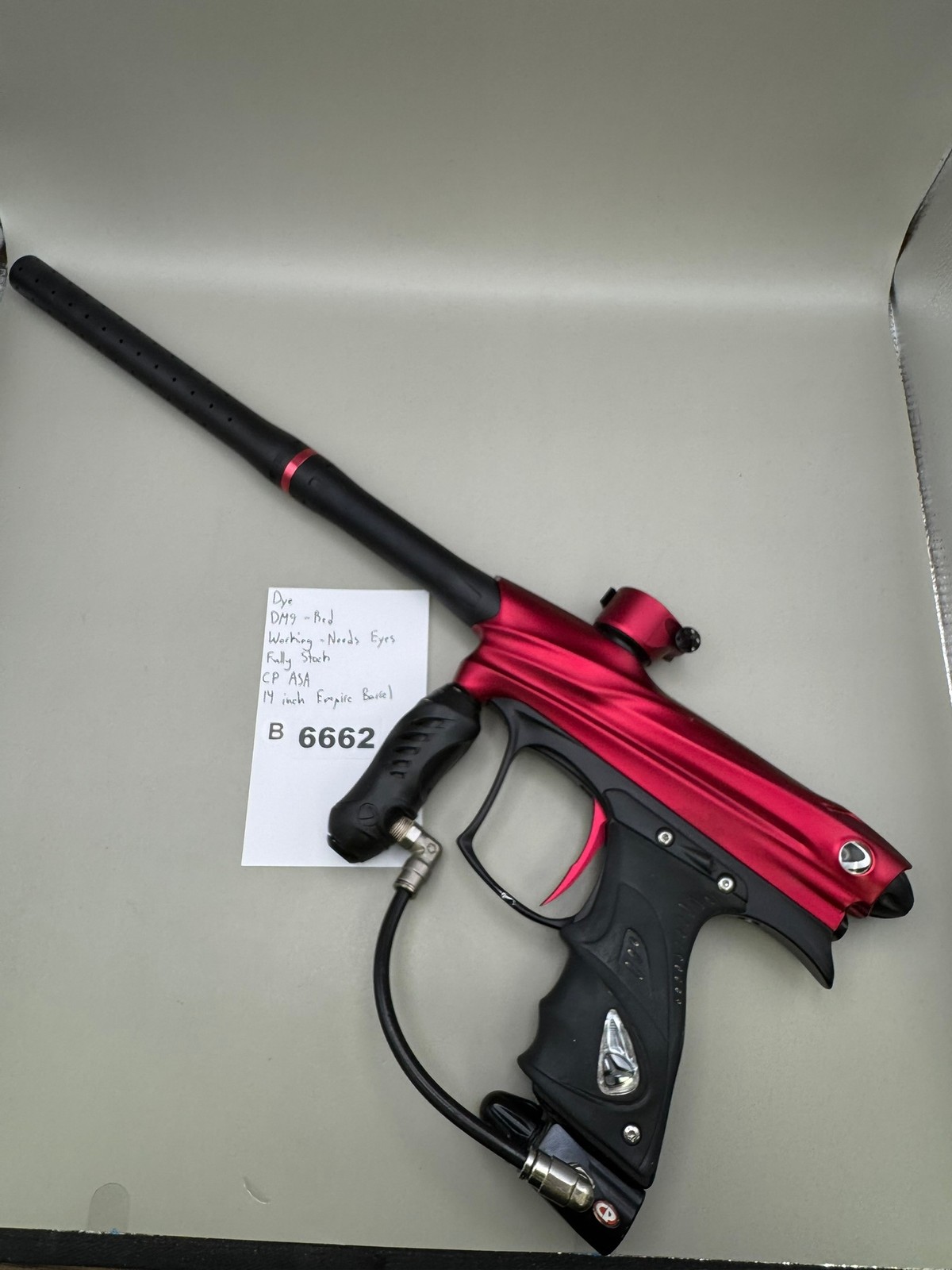 Dye DM9 Paintball Marker Body Red